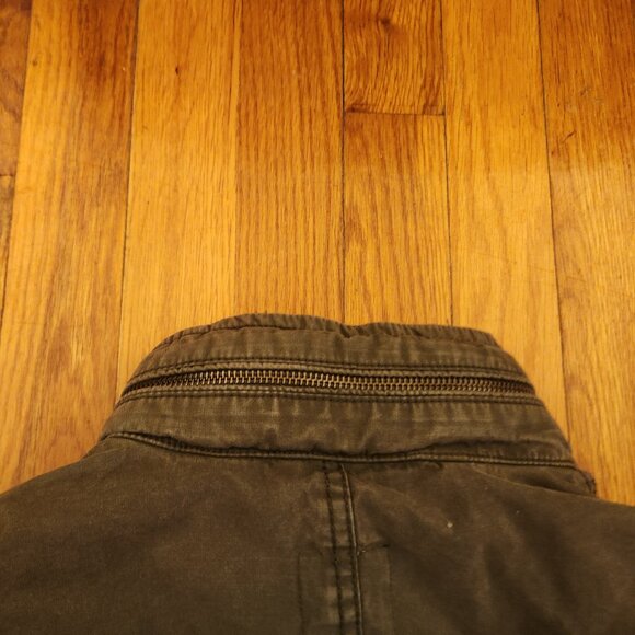 GAP Army Green Military Style Jacket w/Hood Women's Size Small - Picture 15 of 16